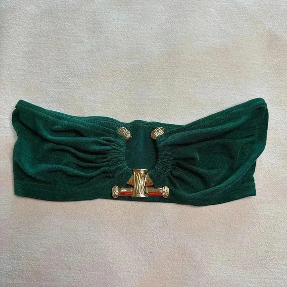 Zaful Green Velvet Skirt - Picture 3 of 9